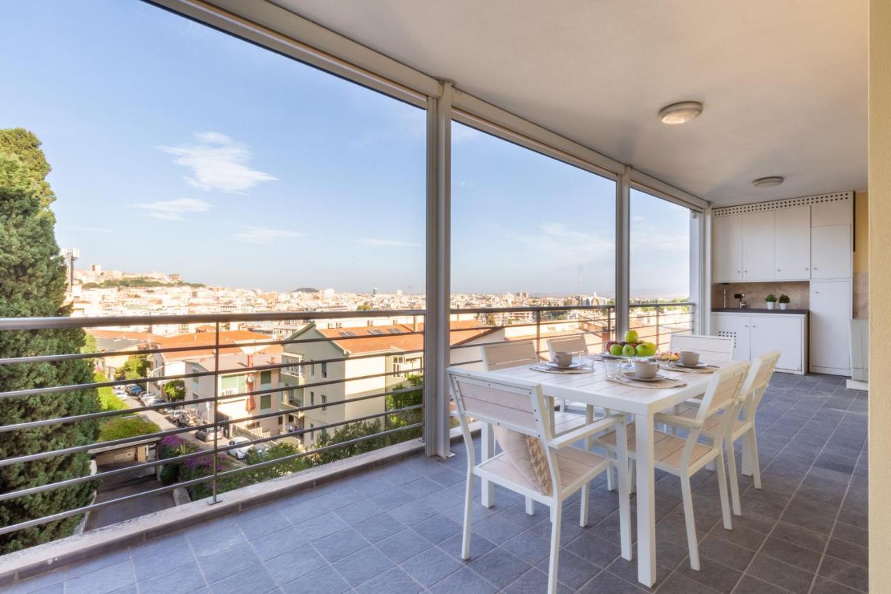 Terrazza61 - Appartamento Con Vista Spettacolare Sulla Citta Di Кальяри Экстерьер фото