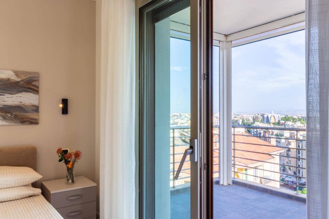 Terrazza61 - Appartamento Con Vista Spettacolare Sulla Citta Di Кальяри Экстерьер фото