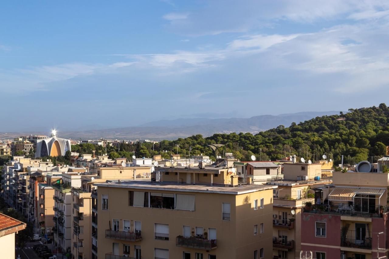Terrazza61 - Appartamento Con Vista Spettacolare Sulla Citta Di Кальяри Экстерьер фото